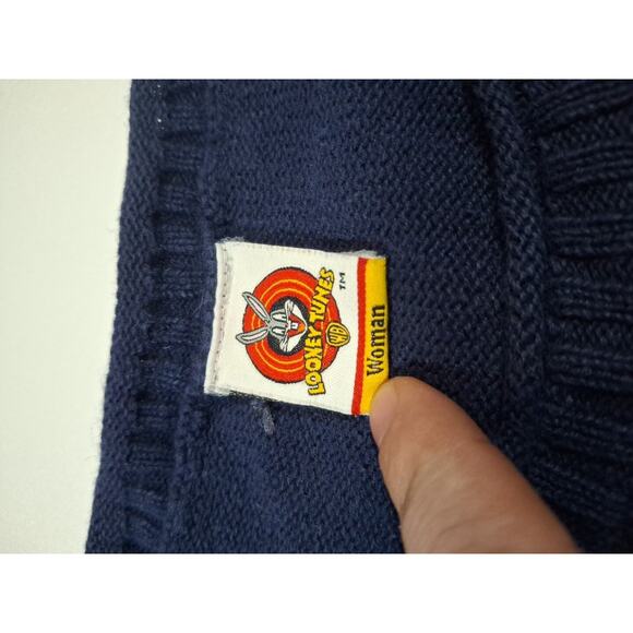 Vintage Womens Looney Tunes Taz Attitude Sweatshirt 26w 28w - Picture 4 of 6